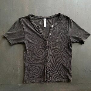RVCA | Jersey Button Up T-shirt